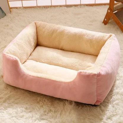 Winter Katzenbett & Hundematte – Weiches Schlafkissen für Katzen, Welpen & kleine Hunde