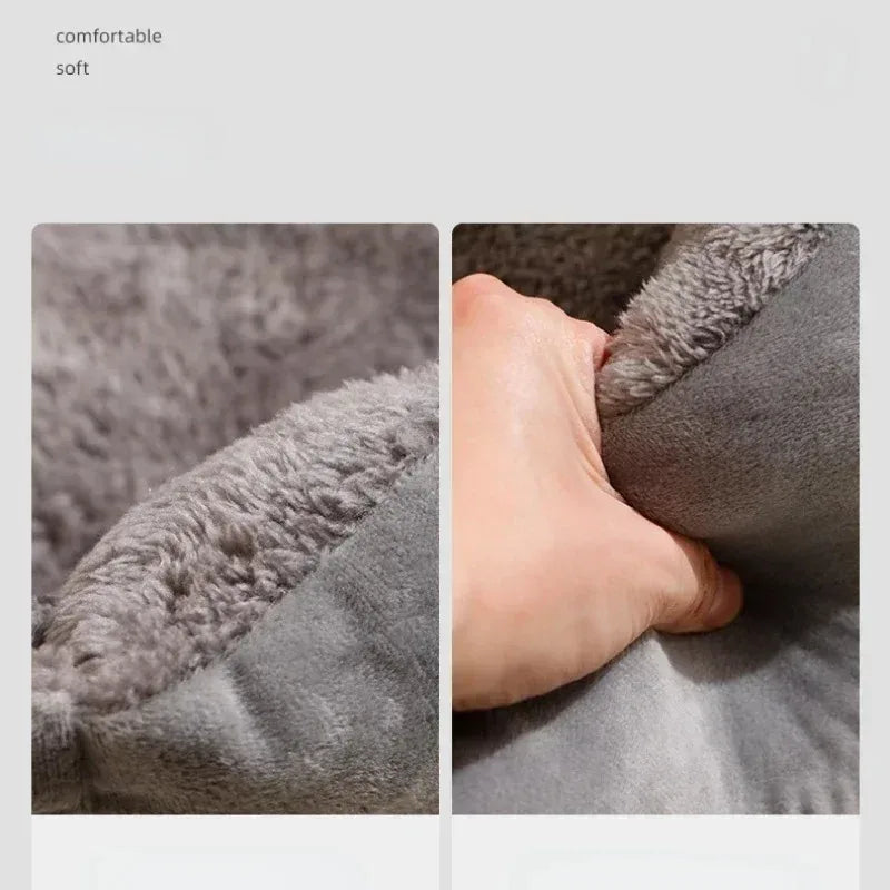 Winter Katzenbett & Hundematte – Weiches Schlafkissen für Katzen, Welpen & kleine Hunde